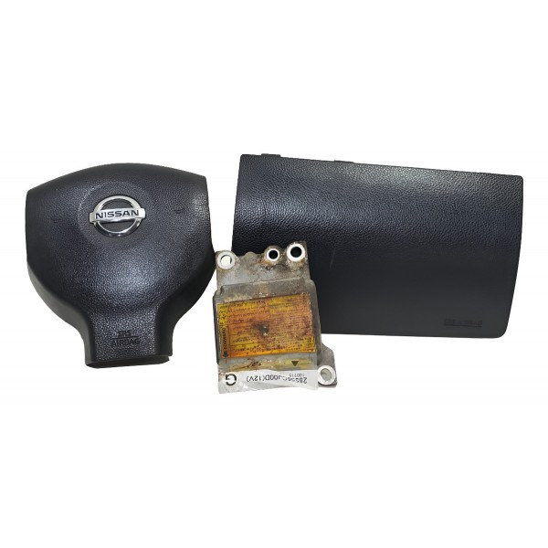 Kit Airbag Bolsa Modulo Livina 2008 A 2014 Ler Desc Preto