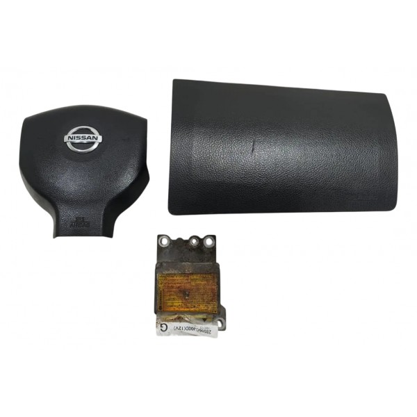 Kit Airbag Bolsa Modulo Livina 2008 A 2014 Ler Desc Preto