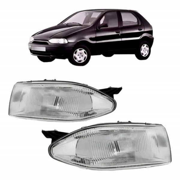 Par Farol Fiat Palio 1996 97 1998