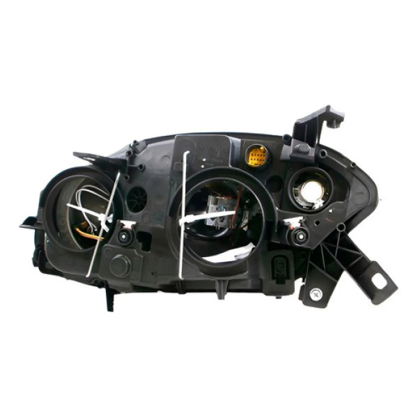 Par Farol Fiat Bravo 2010 A 2016 Mascara Negra Fumê