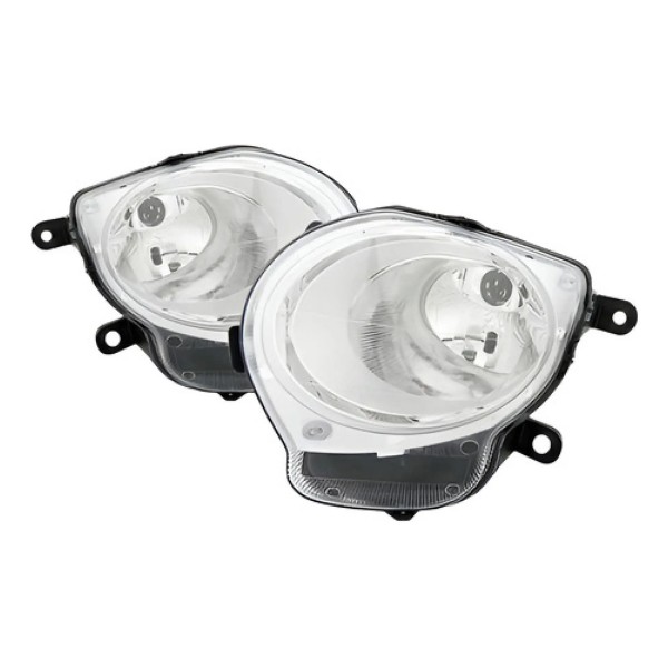 Par Farol Fiat 500 Manual 2008 09 10 11 2012 Inferior