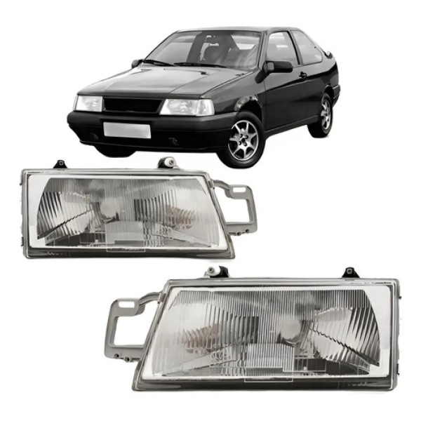 Par Farol Tempra Sw 1991 92 93 94 95 96 Regulagem Superior