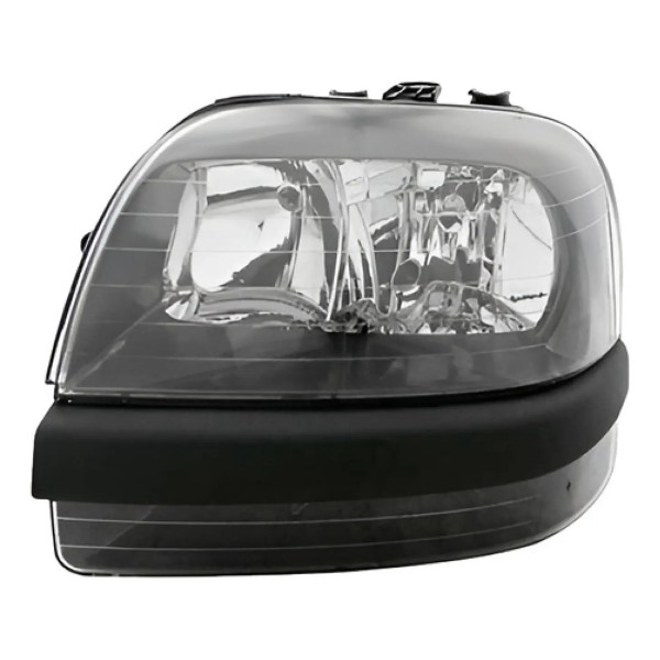 Par Farol Para Fiat Doblo 2002 A 2009 Fumê Com Auxiliar
