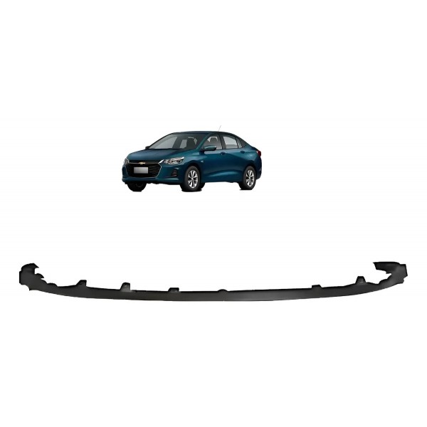 Saia Spoiler Parachoque Dianteiro Onix 2020 2021 22 23 2024 Preto