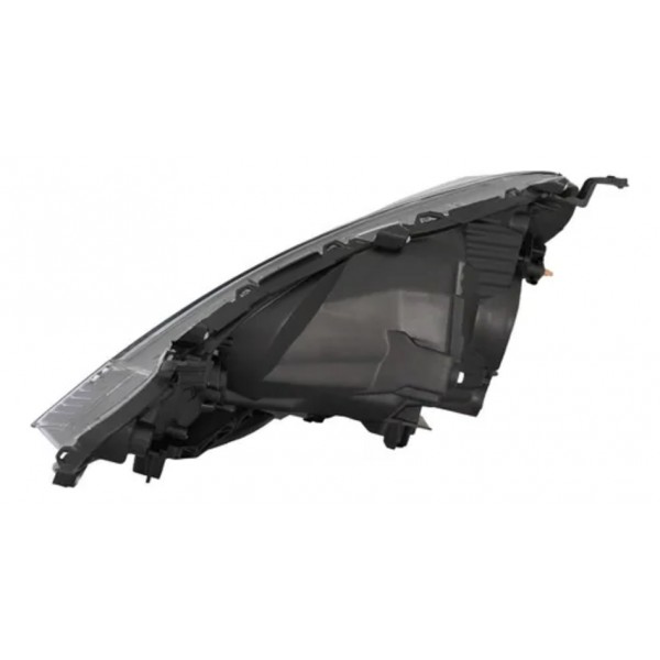 Farol Mascara Cromada Para Fit 2013 2014 Foco Simples Direito/passageiro