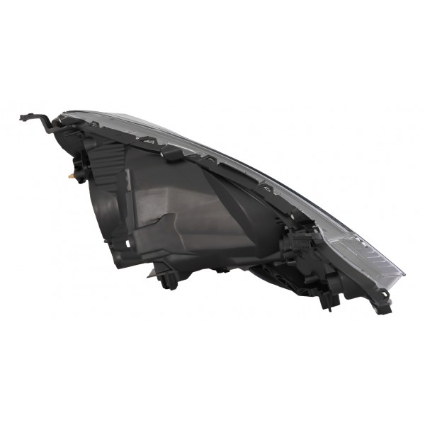 Farol Mascara Cromada Fit 2013 2014 Foco Simples Esquerdo/motorista