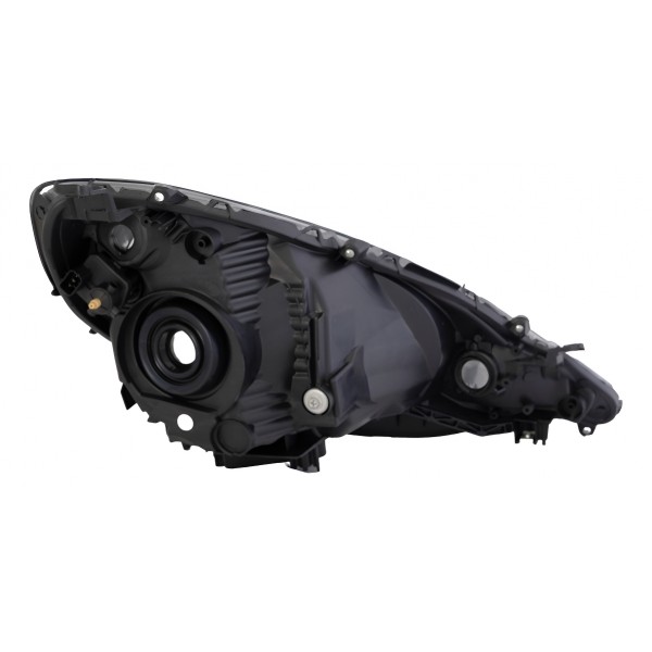 Farol Mascara Cromada Fit 2013 2014 Foco Simples Esquerdo/motorista