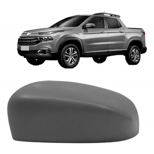 Capa Retrovisor Fiat Toro 2016 A 2018 Para Pintura Desconto