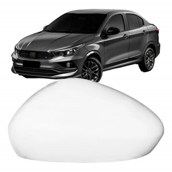 Capa Retrovisor Argo Cronos 2017 A 2023 Primer S/ Furo Seta
