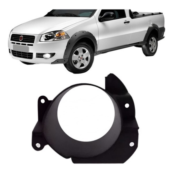 Aro Farol Milha Auxiliar Fiat Strada 2012 A 2014