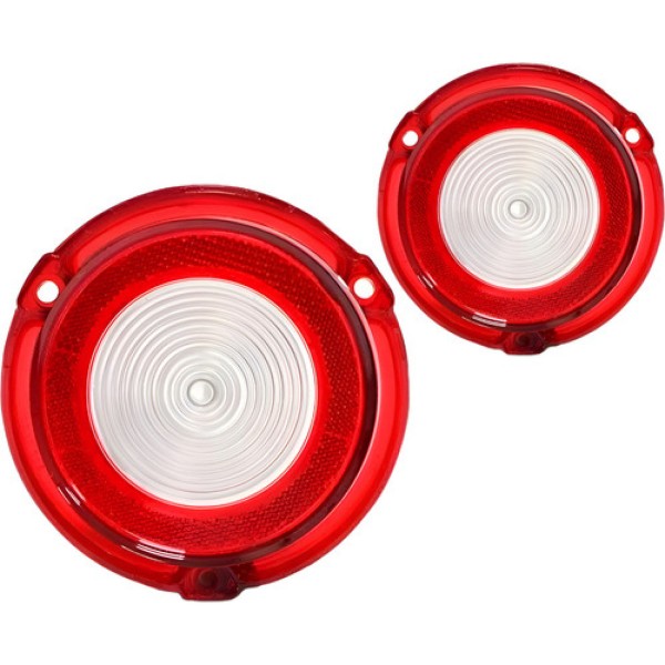 Jogo Lente Sinaleira Traseira Opala 1970/1979 C/ré Plástic