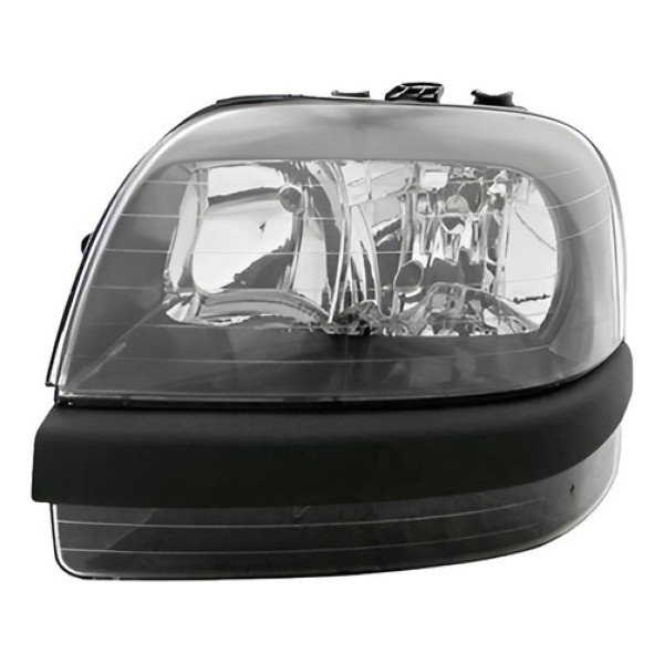 Par Farol Para Fiat Doblo 2002 A 2009 Fumê Com Auxiliar