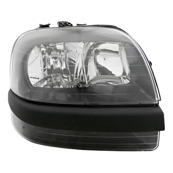 Par Farol Para Fiat Doblo 2002 A 2009 Fumê Com Auxiliar