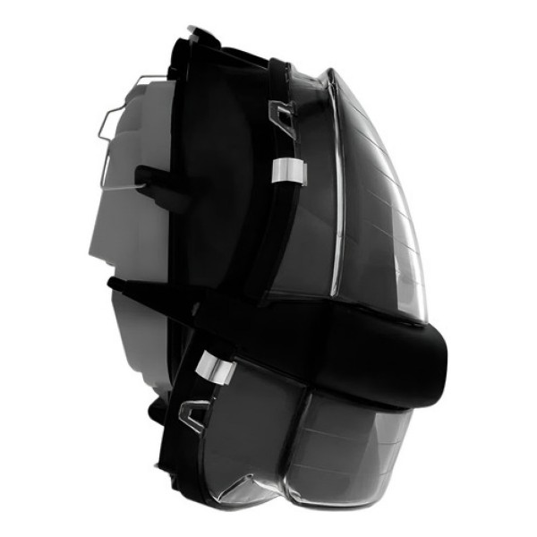 Farol Fiat Doblo 2002 A 2009 Fumê Com Auxiliar Modelo Origi