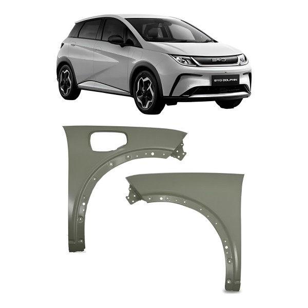 Paralama Para Byd Dolphin 2023 2024 Com Furo Carga