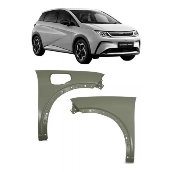 Paralama Para Byd Dolphin 2023 2024 Com Furo Carga