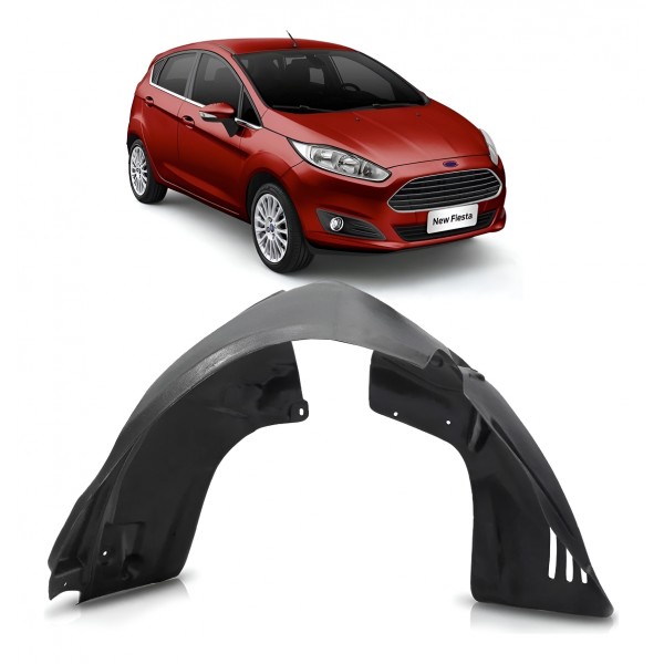 Parabarro Dianteiro New Fiesta 2011 2012 2013 14 2015 Hatch Direito