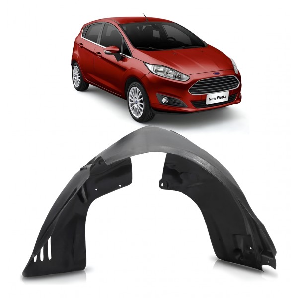 Parabarro Dianteiro New Fiesta 2011 2012 2013 14 2015 Hatch Esquerdo