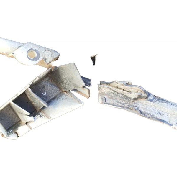 Parachoque Dianteira Grand Suzuki Vitara 2012 A 2014 Avaria Branco