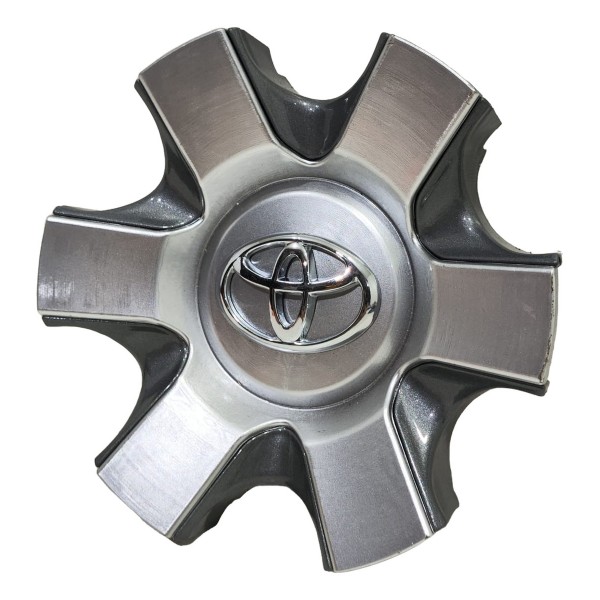Calota Centro Roda Toyota Hilux Srv Cd 2006 A 2015 Prateado