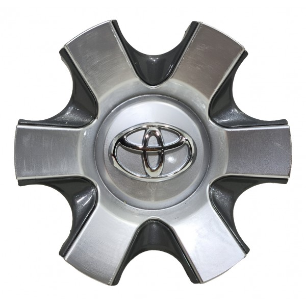 Calota Centro Roda Toyota Hilux Srv Cd 2006 A 2015 Prateado