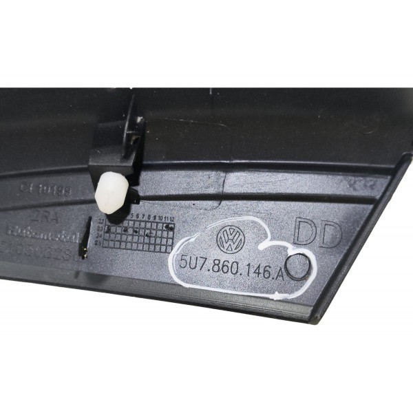 Moldura Dianteira Direito Rack Teto Saveiro Cross 2017 A 19 Preto