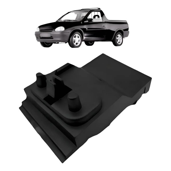 Guia Suporte Parachoque Corsa Pickup 1995 A 2003 Dianteiro