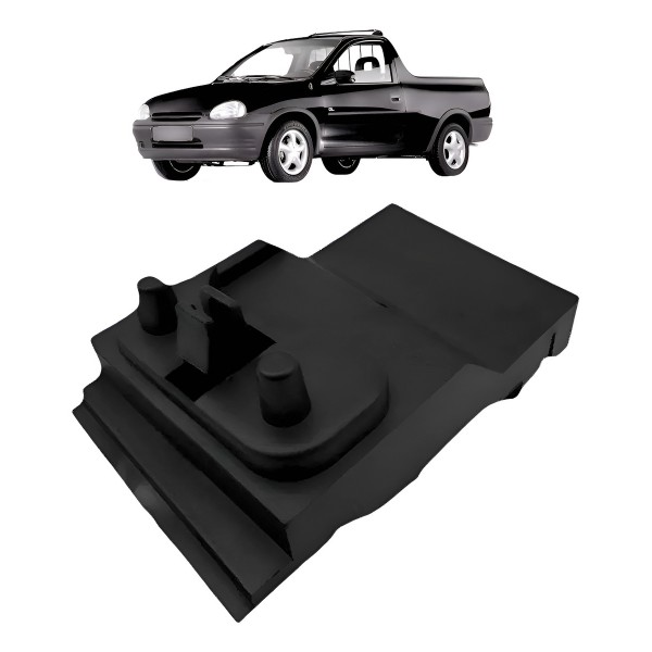 Guia Suporte Parachoque Corsa Pickup 1995 A 2003 Dianteiro
