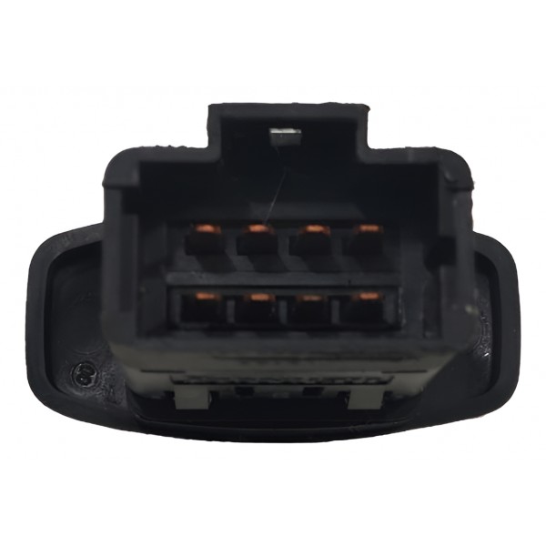 Botão Interruptor Pisca Alerta Sandero 2009 A 2014 446717 Preto