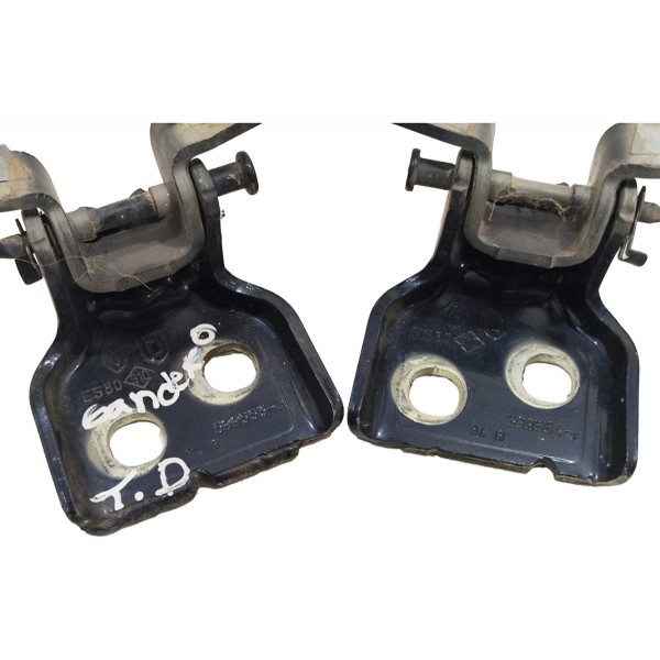 Par Dobradiça Porta Traseira Direito Sandero 2009 A 2014