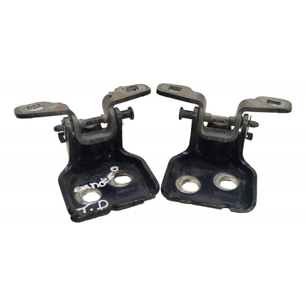 Par Dobradiça Porta Traseira Direito Sandero 2009 A 2014