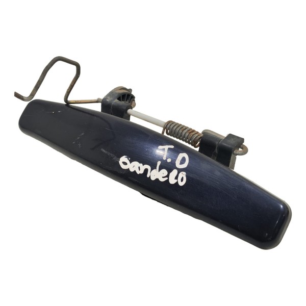 Maçaneta Externa Traseira Direita Sandero 2009 A 2014 Azul-escuro Traseira