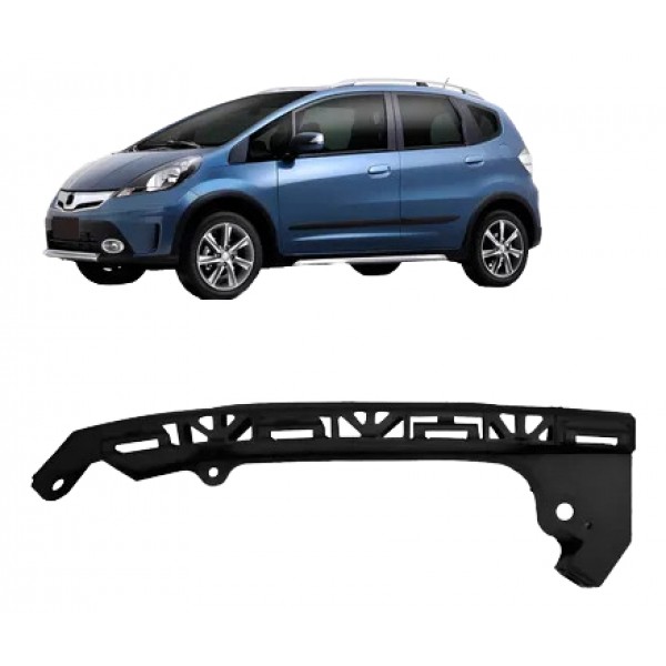 Suporte Farol Para Fit 2009 A 2014 Plástico Lado Esquerdo