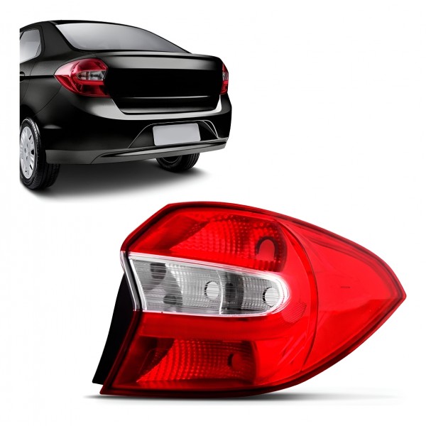 Lanterna Traseira Para Ka Sedan 2015 2016 2017 2018 Bicolor