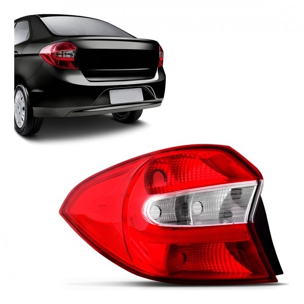 Lanterna Traseira Para Ka Sedan 2015 2016 2017 2018 Bicolor