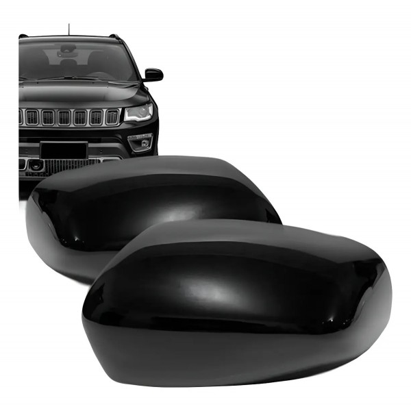 Par Capa Retrovisor Toro Volcano 2016 17 18 19 20 21 22 2023 Preto