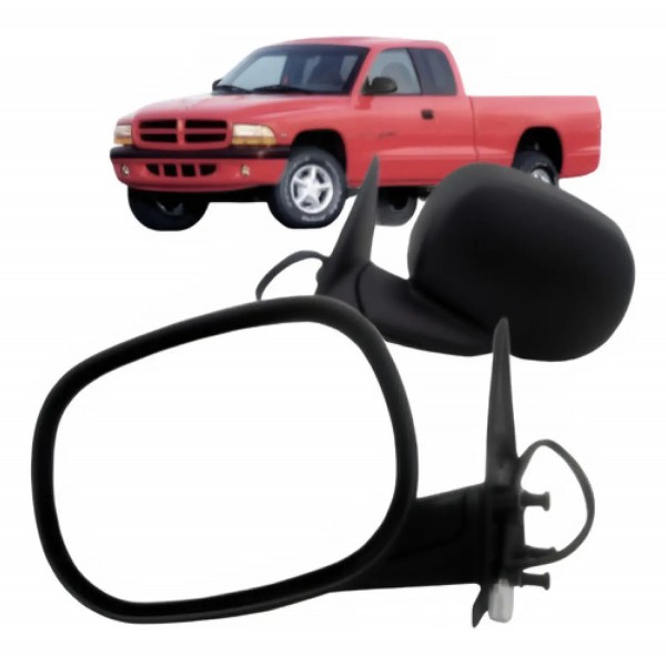 Par Retrovisor Dakota 1997 98 A 2001 Elétrico Com Aquecedor