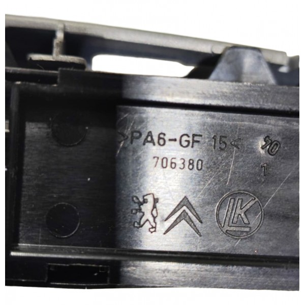 Botão Pisca Alerta Peugeot 308 408 2012 A 2016 706380 Cinza