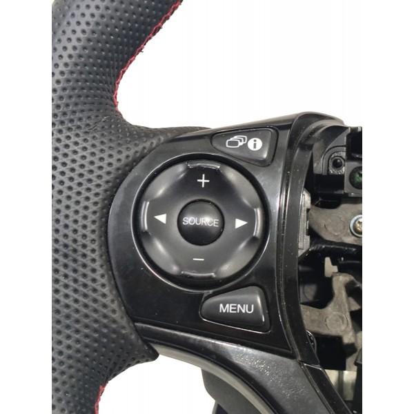 Volante Direção Civic 2012 A 2016 Com Comandos Reencapado