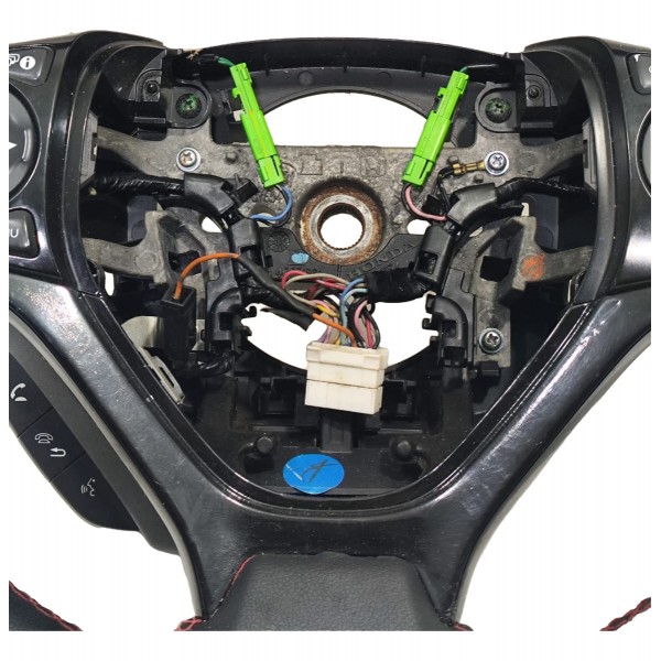 Volante Direção Civic 2012 A 2016 Com Comandos Reencapado