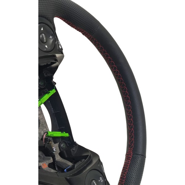 Volante Direção Civic 2012 A 2016 Com Comandos Reencapado