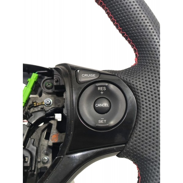 Volante Direção Civic 2012 A 2016 Com Comandos Reencapado