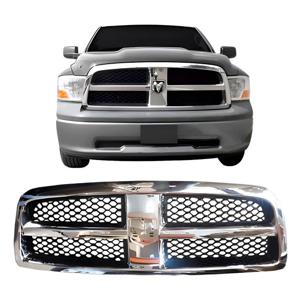 Grade Dodge Ram 1500 Ano 2009 2010 2011 2012 2013 Cromado Cromado