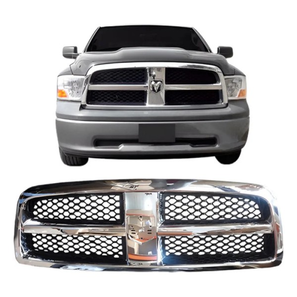 Grade Dodge Ram 1500 Ano 2009 2010 2011 2012 2013 Cromado Cromado