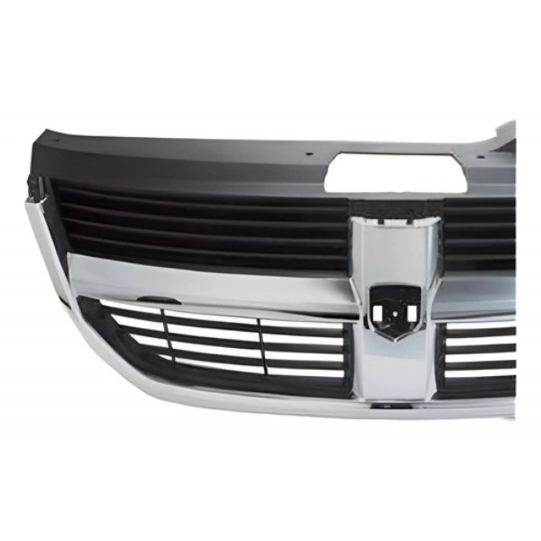 Grade Radiador Journey 2009 A 2011 Preta C/moldura Cromada