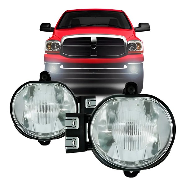 Par Farol Milha Auxiliar Dodge Ram 2004 2005 2006 07 08 2009