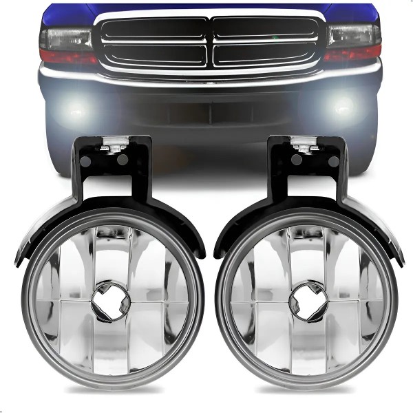 Par Farol Neblina Dakota Dianteiro 1997 1998 1999  2000 Tyc. Cristal Direito E Esquerdo