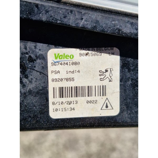 Drl Farol Milha Esquerdo Peugeot 308 2012 A 2015 Original Branco