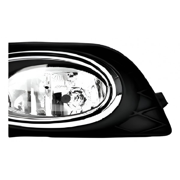 Farol Auxiliar Milha Com Grade Para Civic 2012 2013 2014