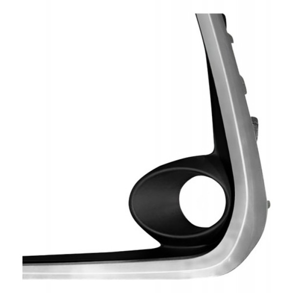 Moldura Milha Parachoque Dianteiro Corolla 2020 A 2025 Cinza